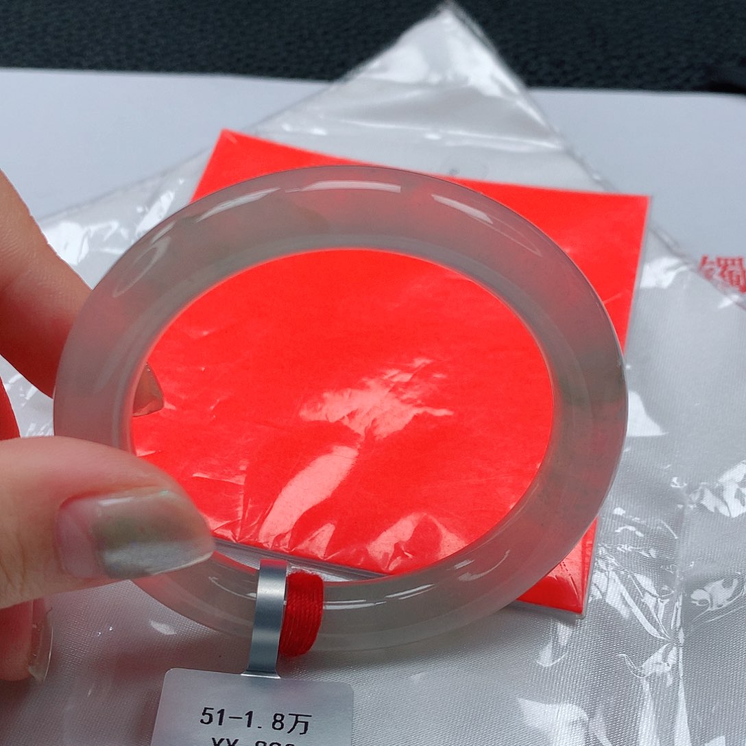 翡翠手镯未镶嵌52圈缅甸天然A货