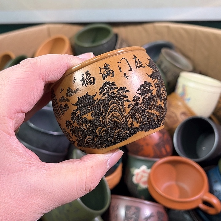 茶杯紫砂全手工紫砂主人杯