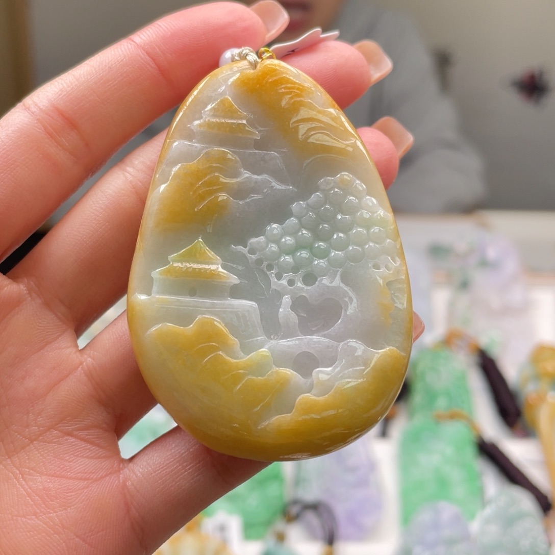 翡翠吊坠(不含链)未镶嵌
