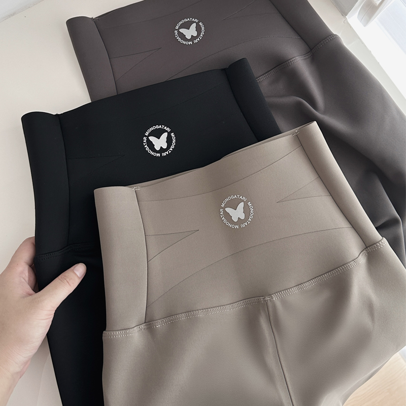 【加厚鲨鱼裤】三种薄厚加厚高腰瑜伽裤大弹力三色遮肉显瘦长裤大码