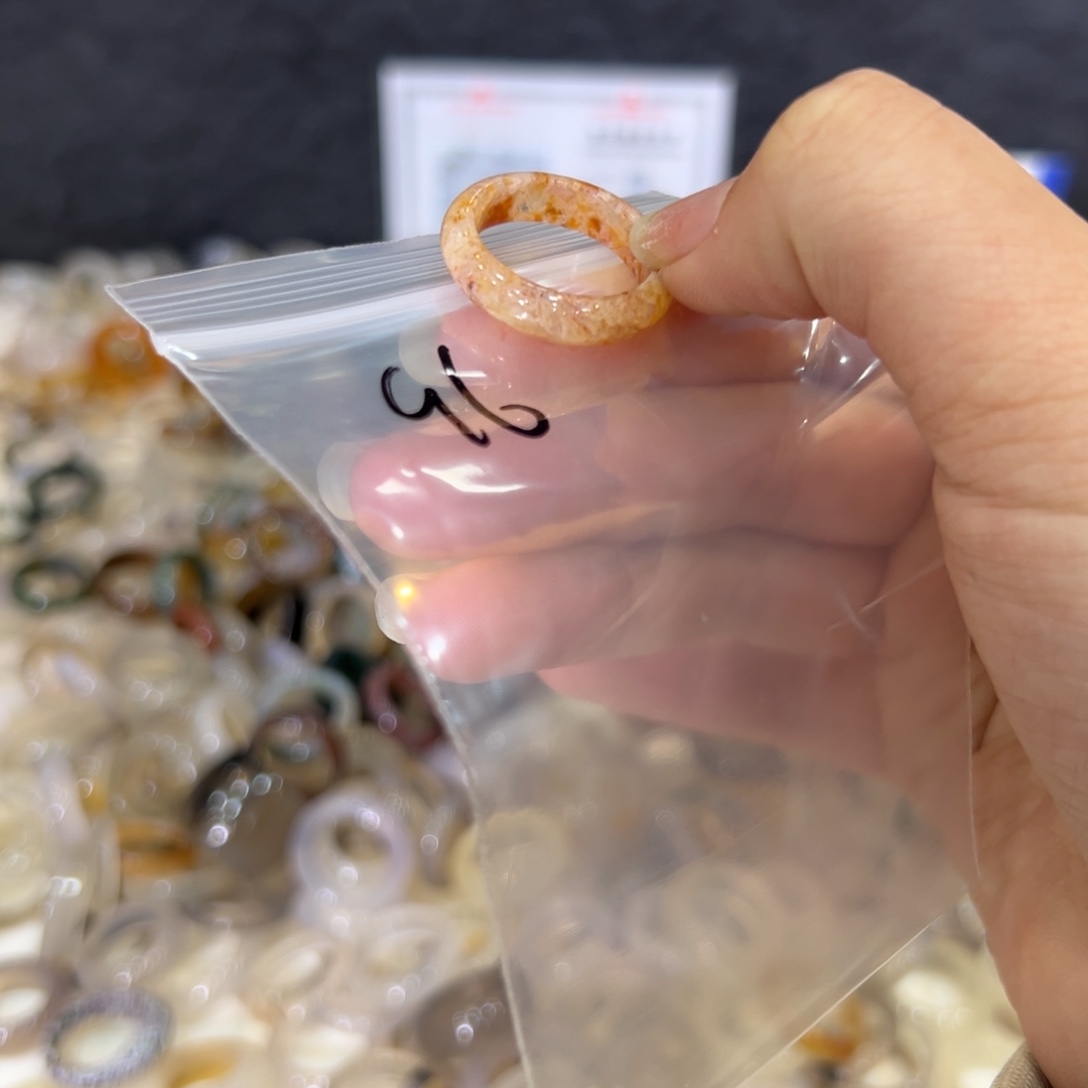 玛瑙/玉髓戒指合金96港20