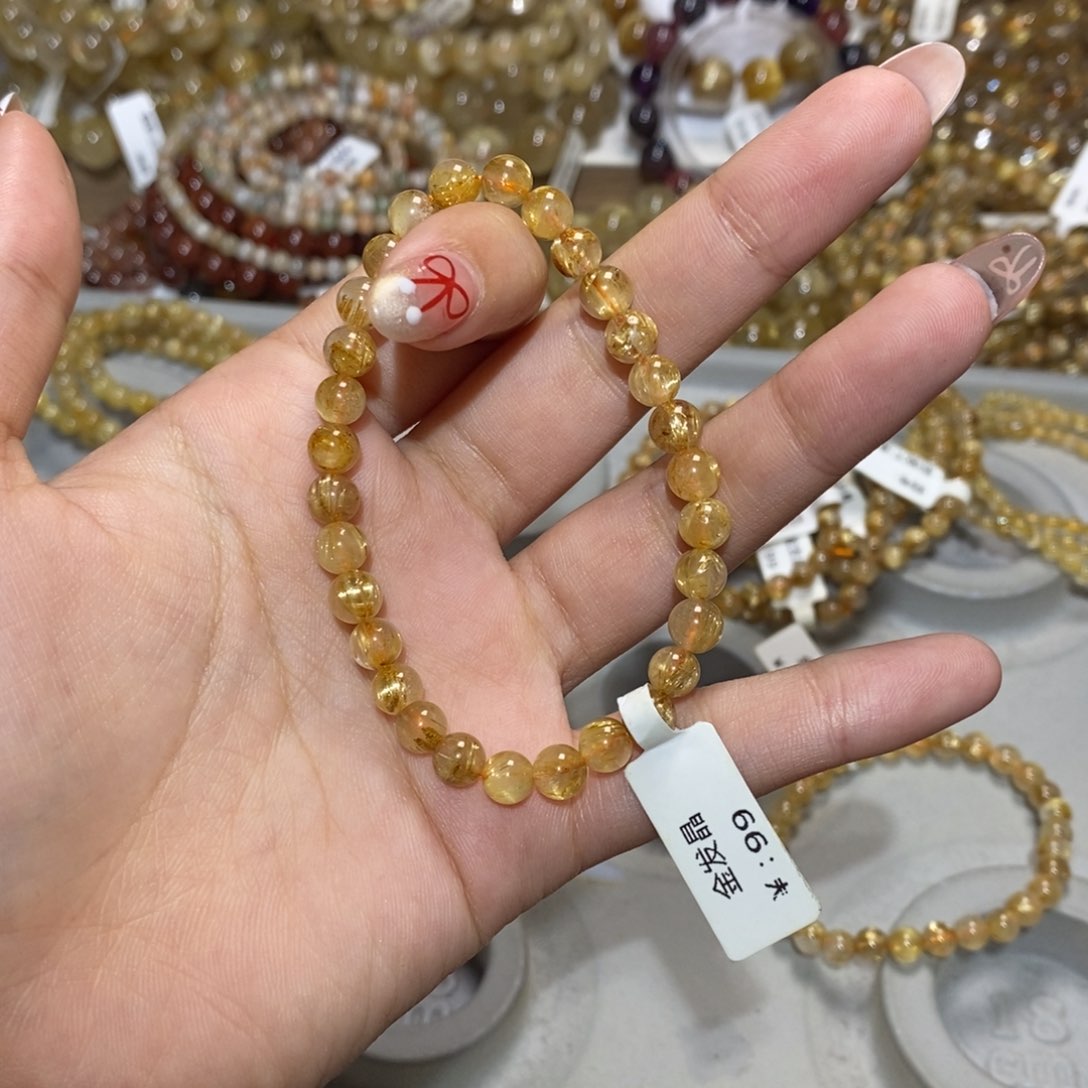 水晶手链未镶嵌渐****…手链