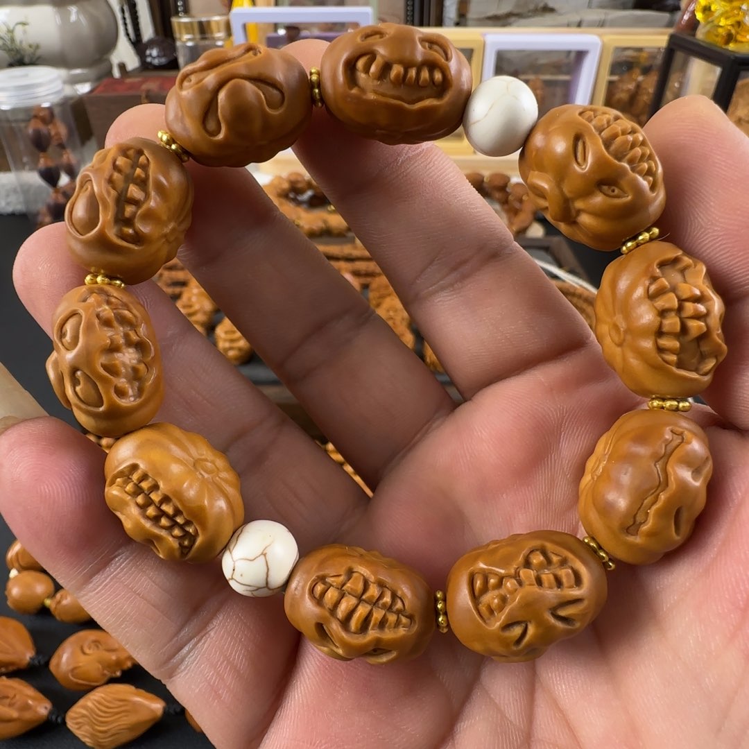 橄榄核手串/手链南瓜头