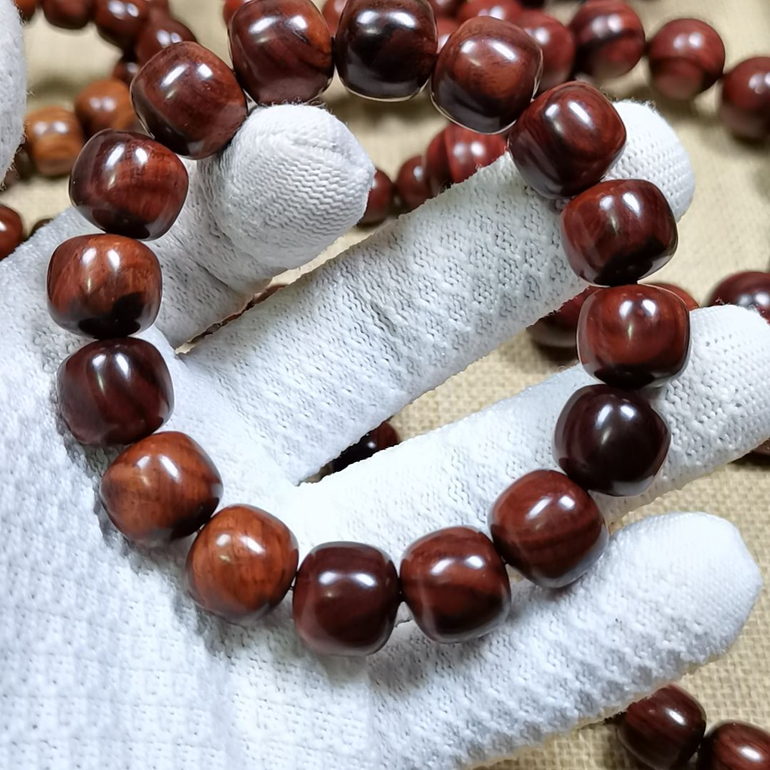 黄花梨/降香黄檀手串/手链纯**高海黄老料1314手串