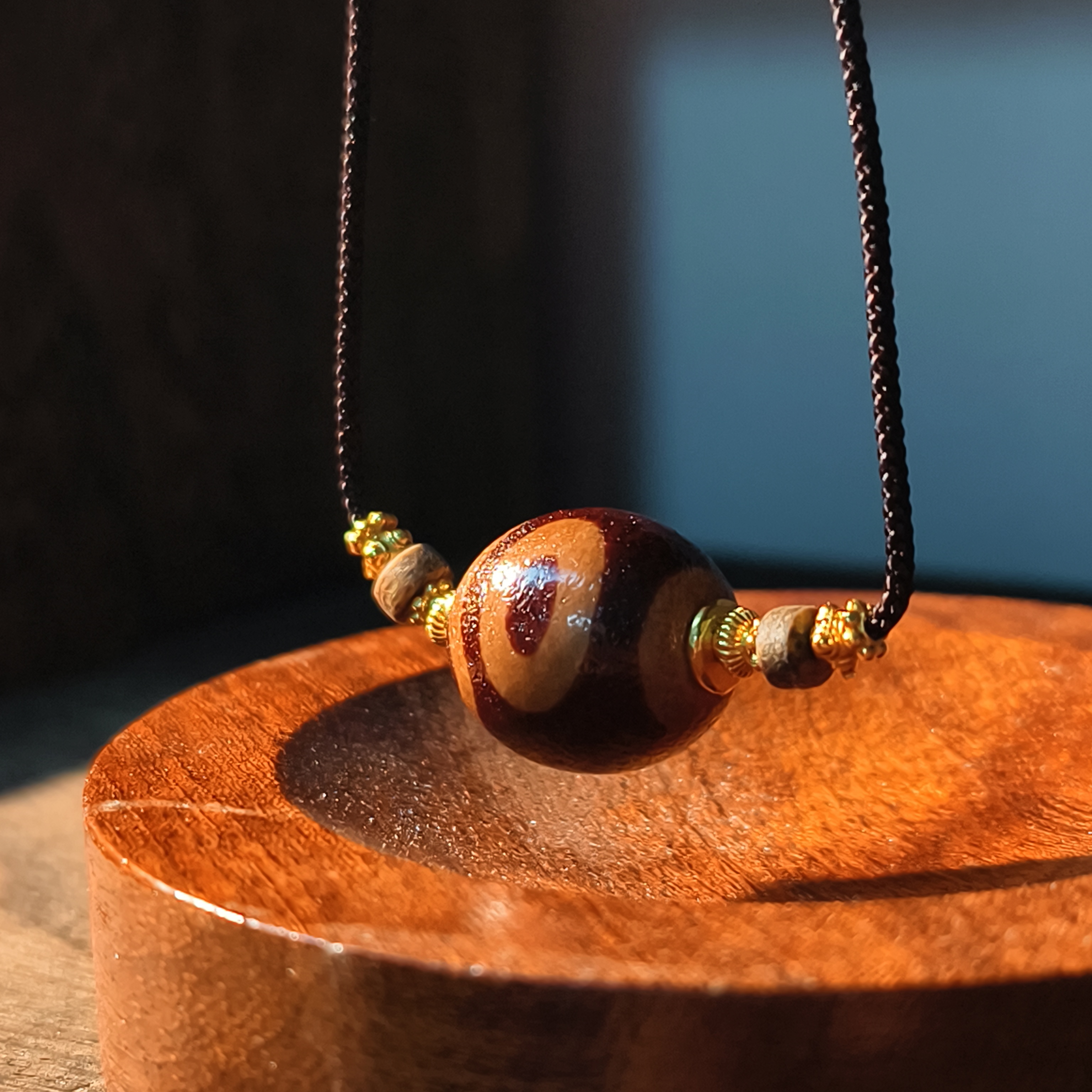 两米·三年特供·双七变·转/玛瑙颈饰红肉单珠息增怀造型MN-JS736