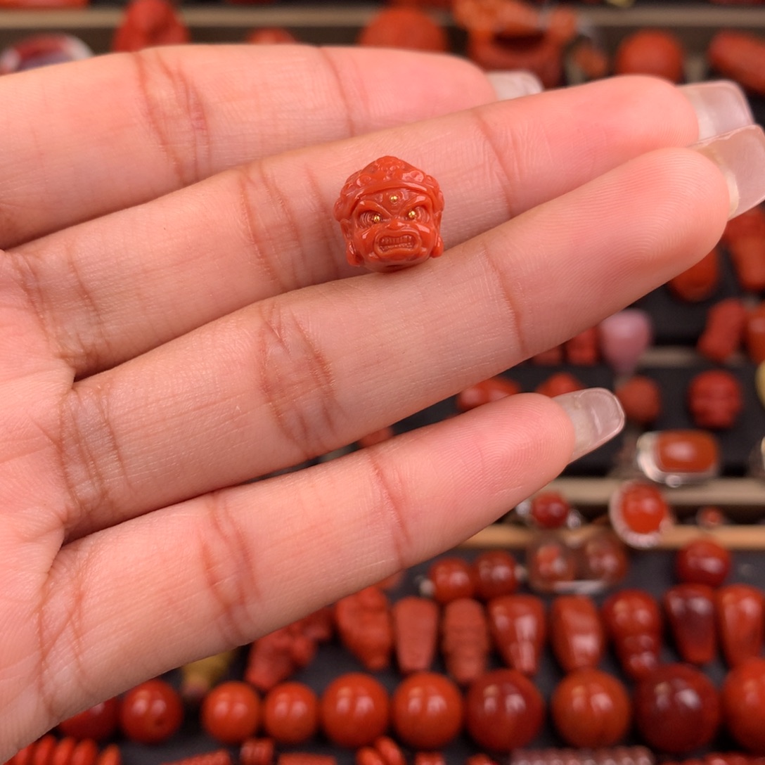 南红玛瑙未镶嵌大黑天11+