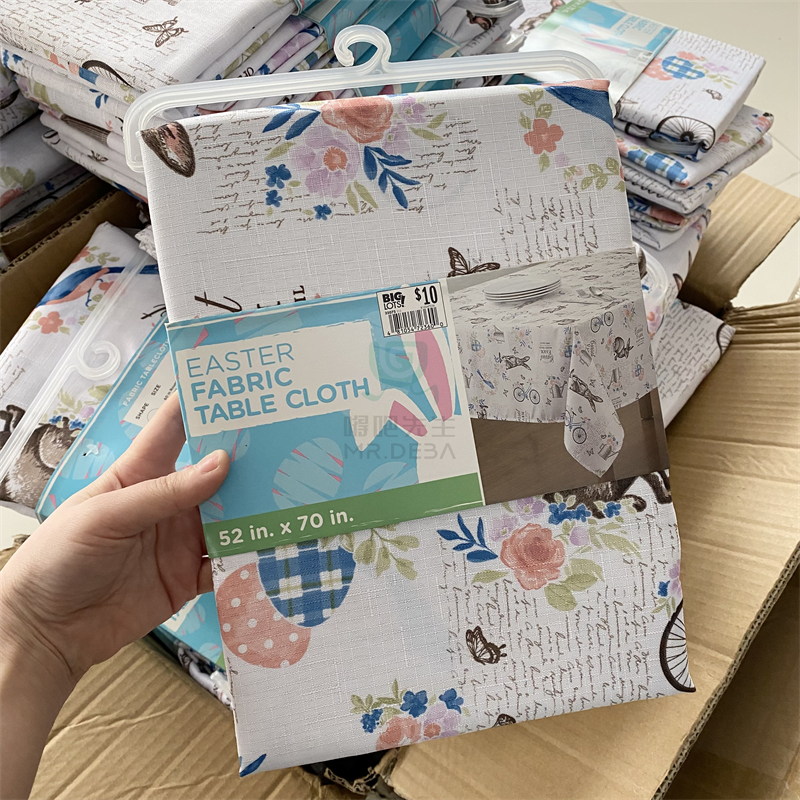 卡通兔子桌布长方形餐垫可爱餐桌布