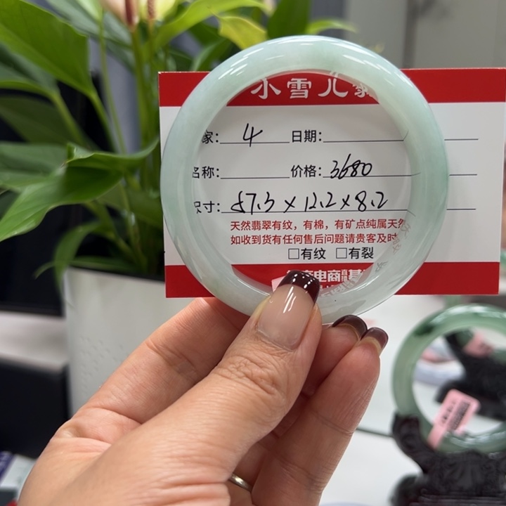 翡翠未镶嵌手镯4                 