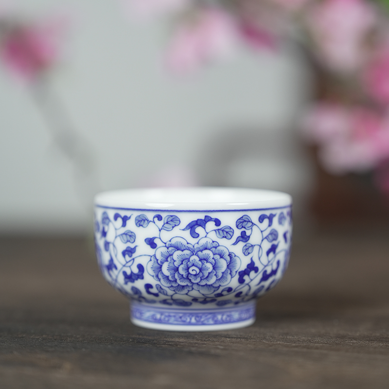 【小乔赏瓷】九段 景德镇青花缠枝杯