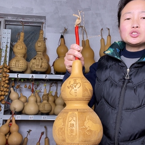 心***长天然植物葫芦文玩