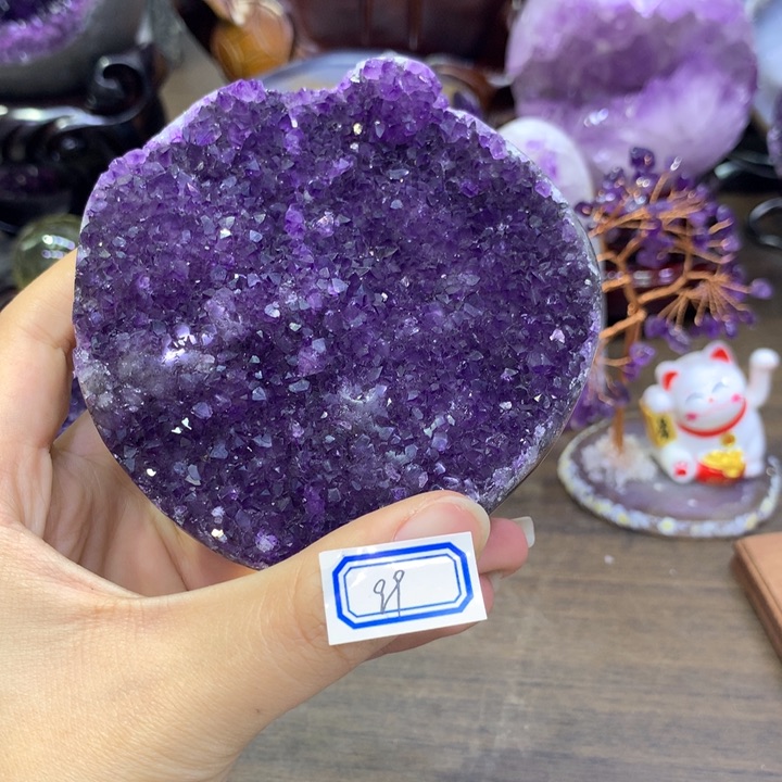 福利不退手捧花99未镶嵌紫晶