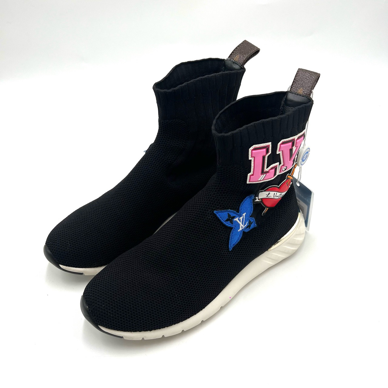 95新 LouisVuitton/路易威登 35.5码/经典刺绣袜子鞋/05003