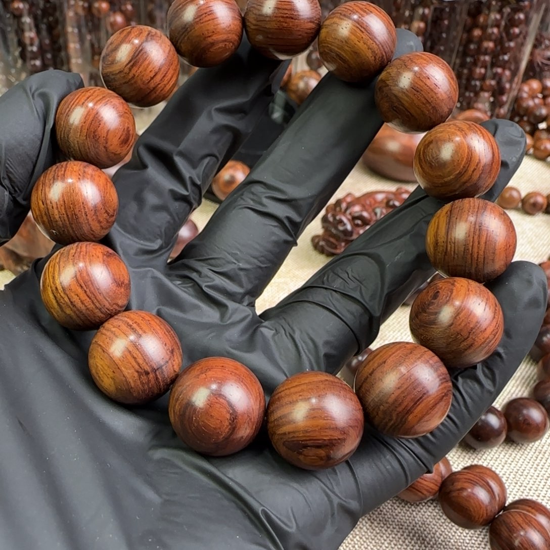 手串/手链黄花梨/降香黄檀线条细纹