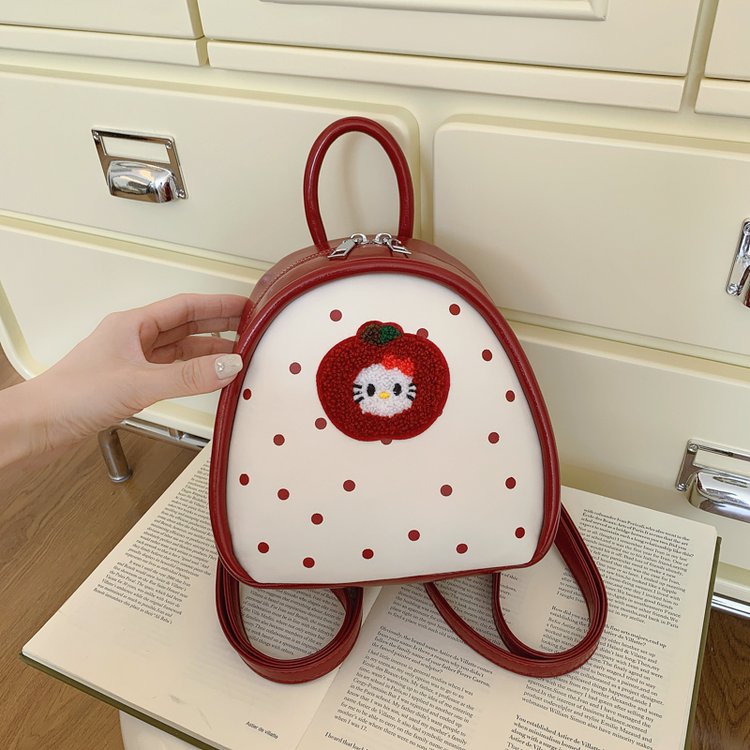 网红时尚百搭休闲卡通双肩包8007