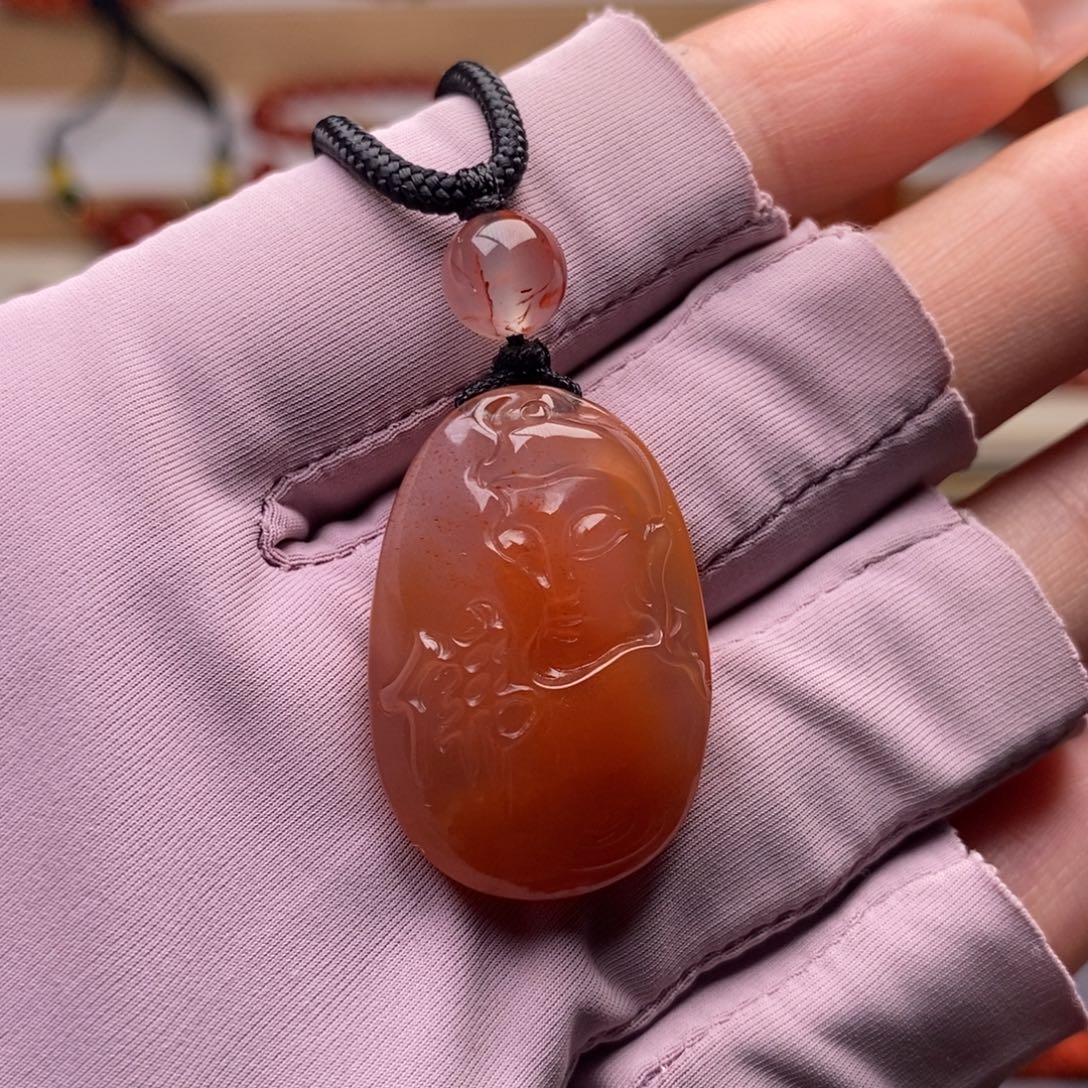 南红玛瑙未镶嵌配饰