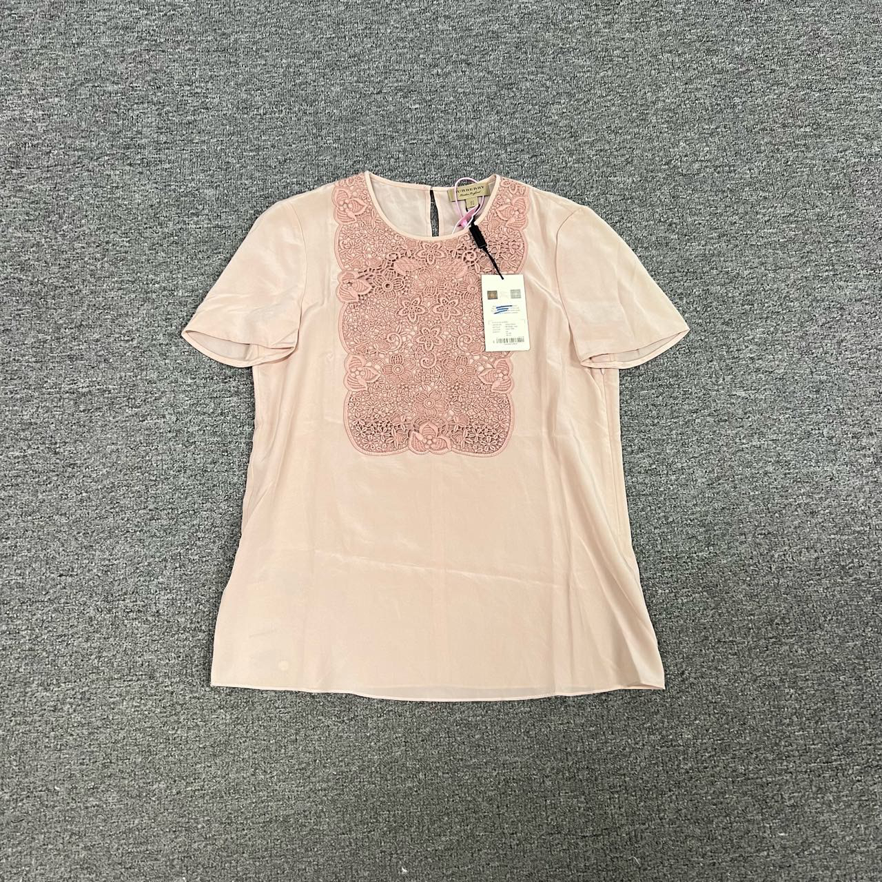未使用 BURBERRY/博柏利 Burberry 蕾丝 拼接 短袖