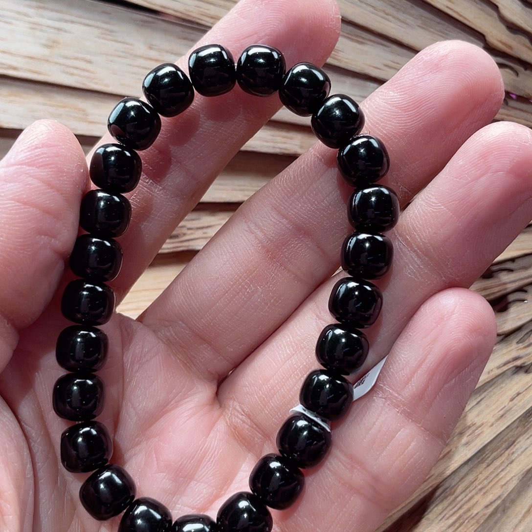 和田玉手串未镶嵌7.8老型