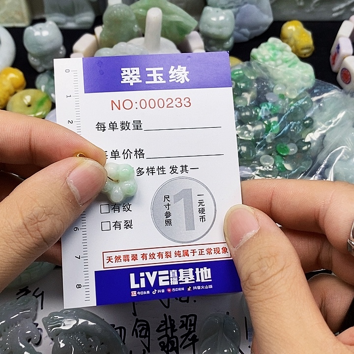 翡翠未镶嵌颈饰翡翠