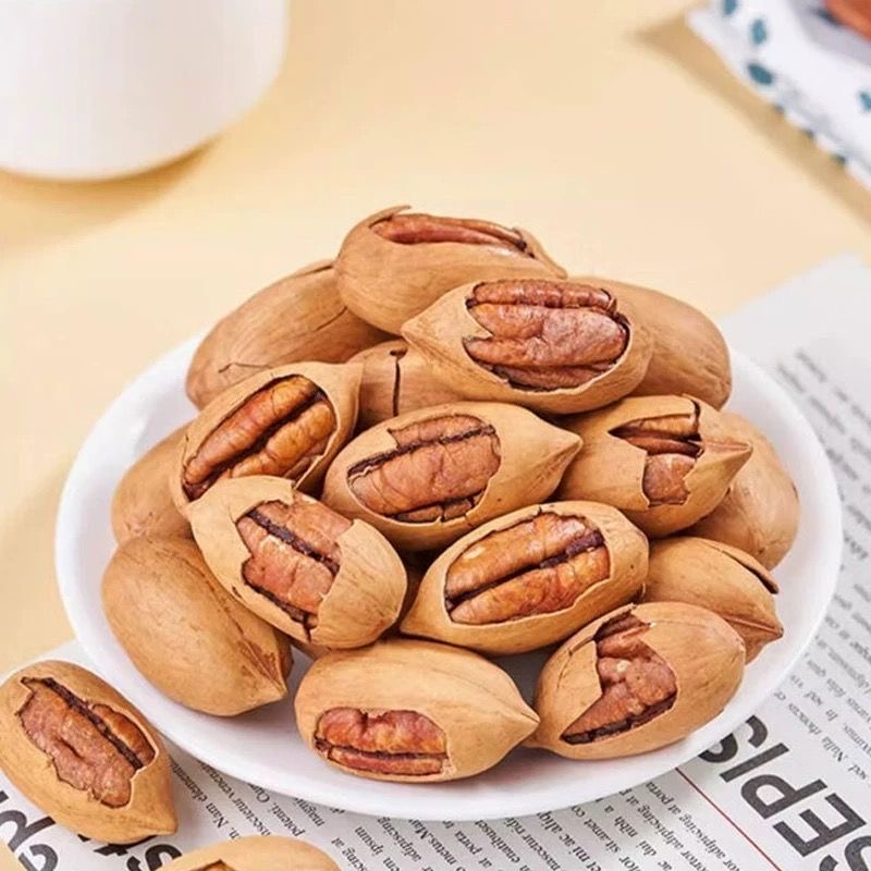 【25年新货】大颗粒碧根果香脆饱满休闲坚果零食袋装净重到手1斤