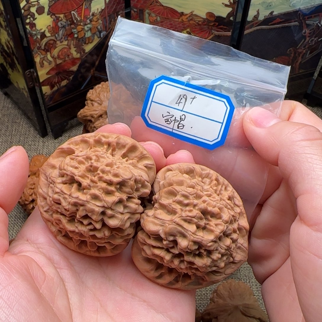 文玩核桃把件官帽