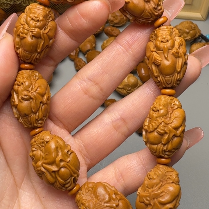 橄榄核手串/手链八大财神