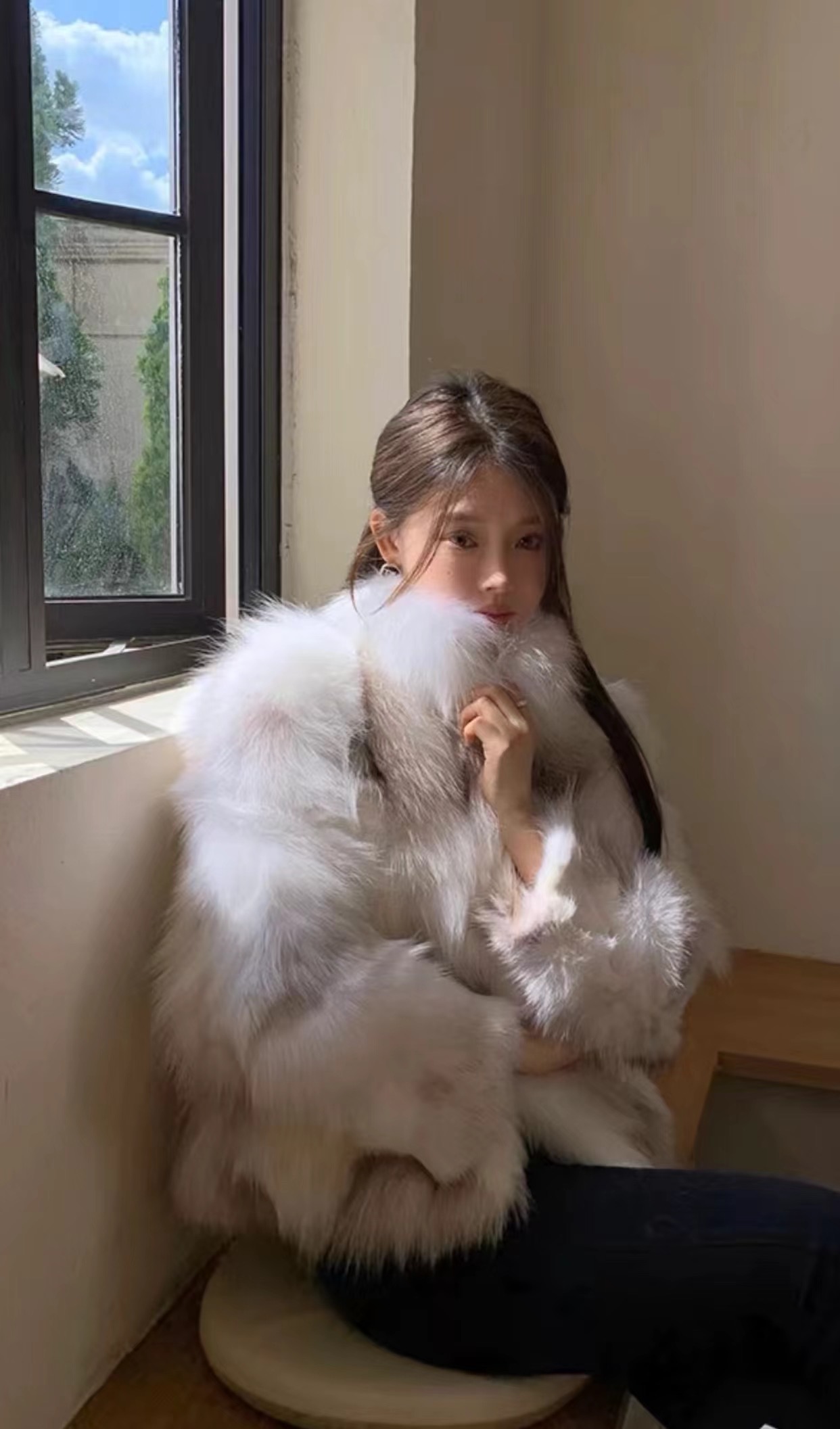 【迷雾灰紫】减龄感狐狸毛皮草外套冬季