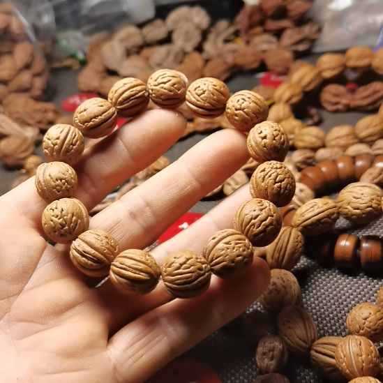 吊坠文玩核桃东北楸异形桃核20