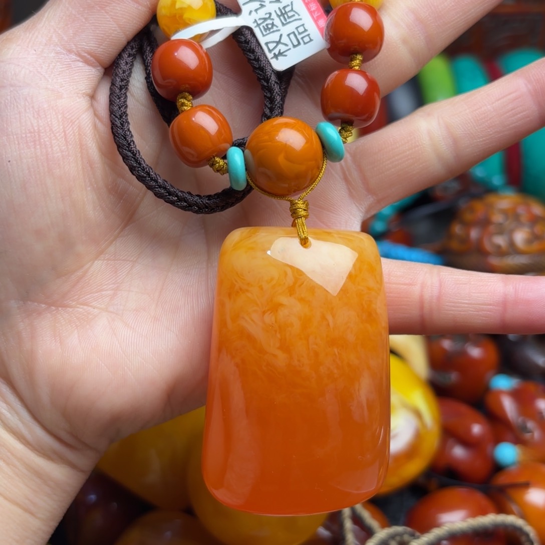 琥珀手链未镶嵌蜜蜡