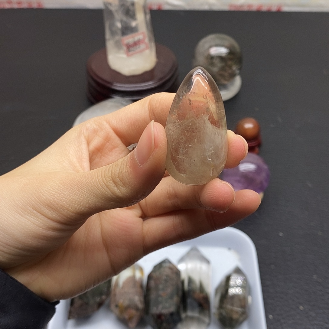 水晶未镶嵌珠宝半成品226水晶石