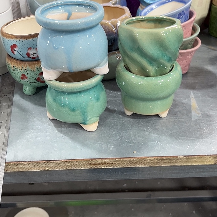 有孔！福利价陶瓷花盆惊喜福利