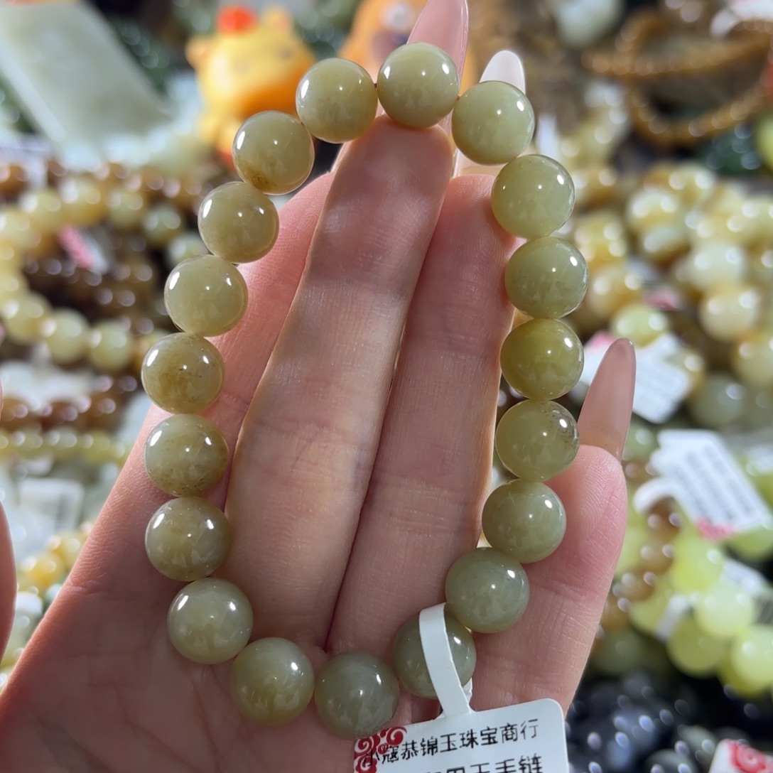 和田玉未镶嵌手链510