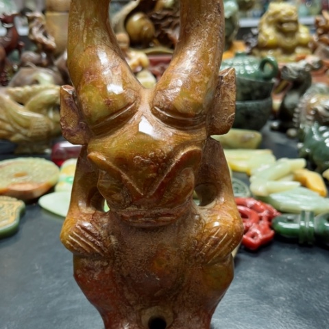 吊坠白玉菩提把件