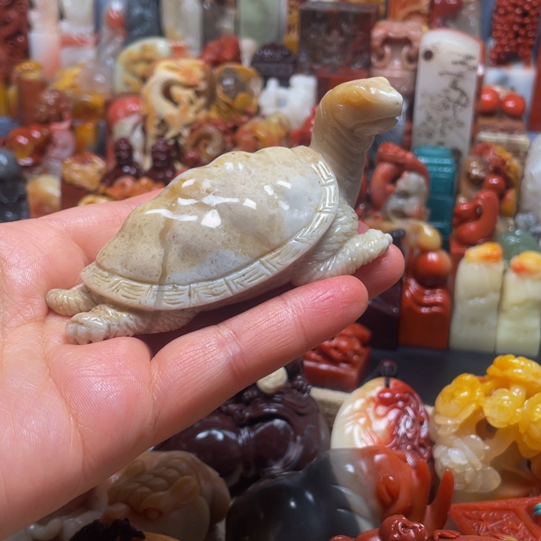 寿山石印石精美寿山