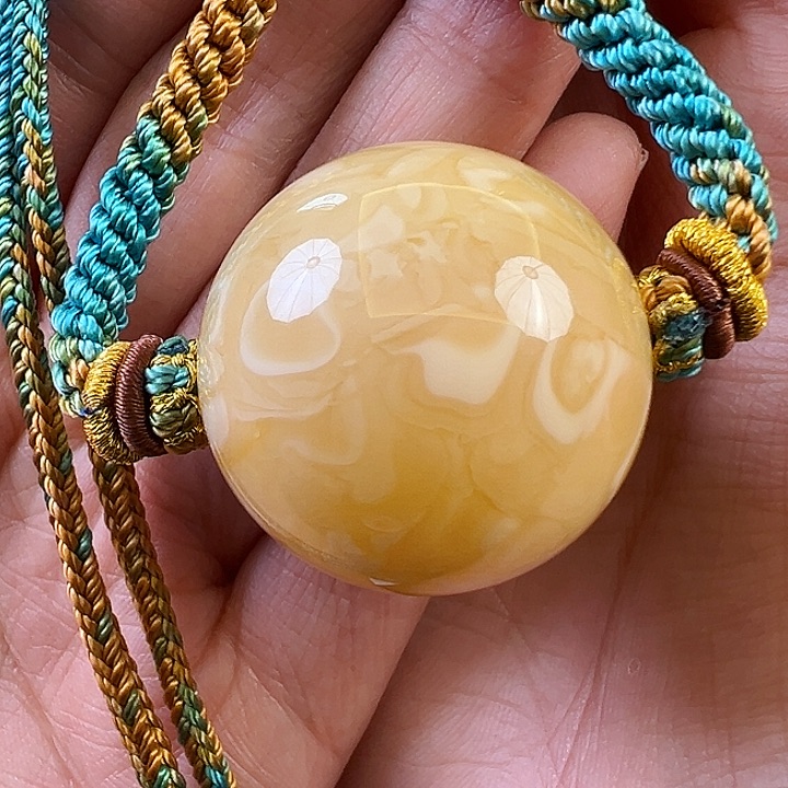 蜜蜡颈饰未镶嵌蜜蜡