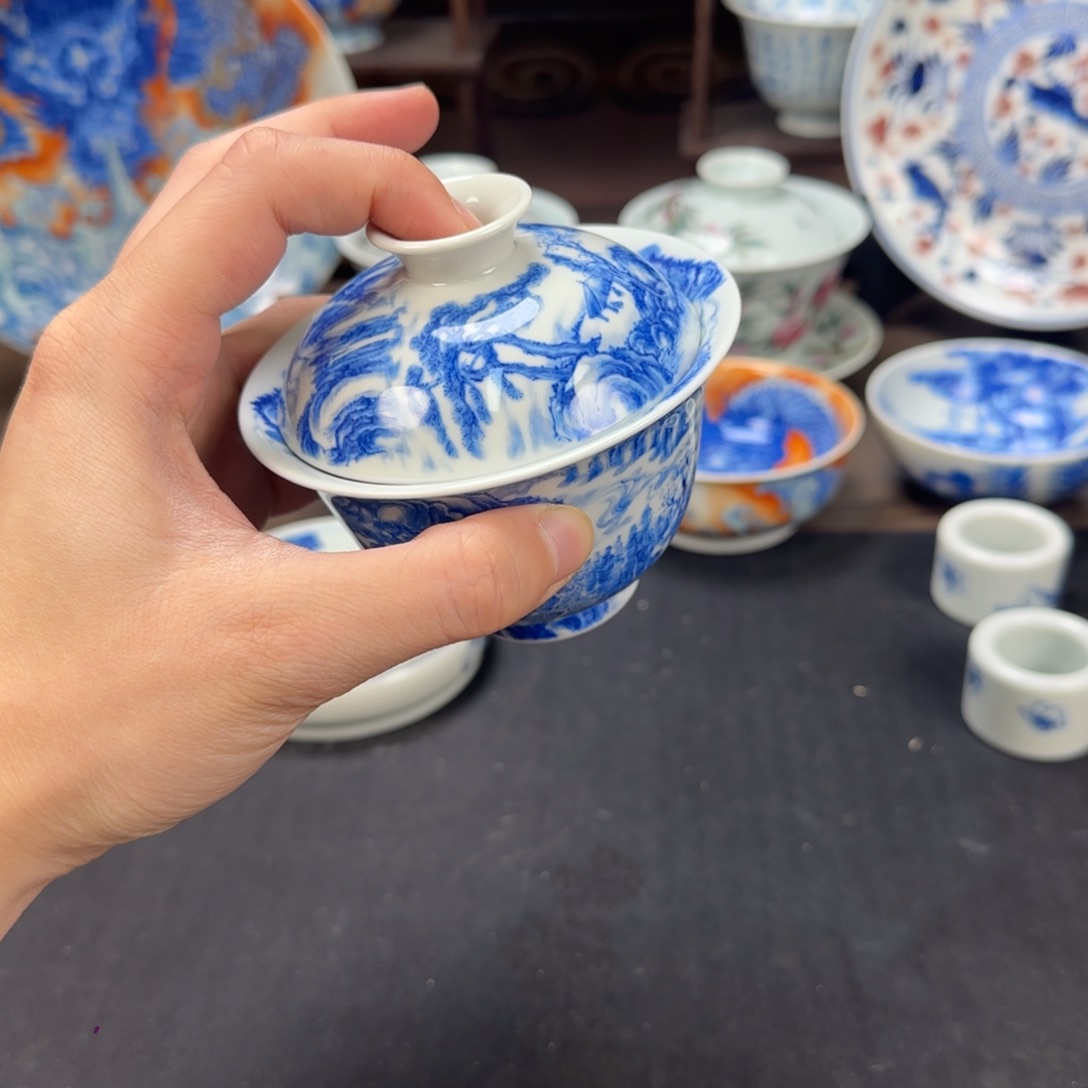 杯?*默景德镇手工手绘陶瓷
