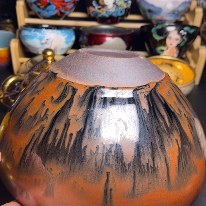 茶盏用****6主播家的大漆真漂亮！