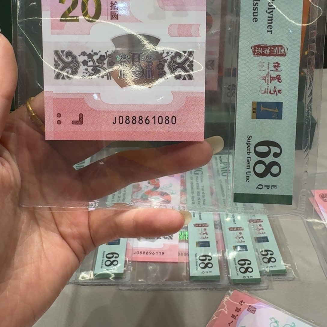 塑料蛇年纪念钞J088861080不支持七天无理由