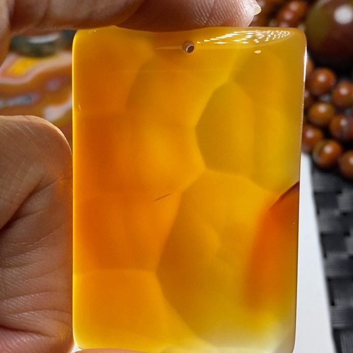 玛瑙/玉髓颈饰足银镀金镶嵌