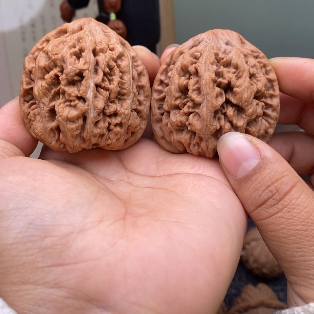 文玩核桃把件46大粗筋