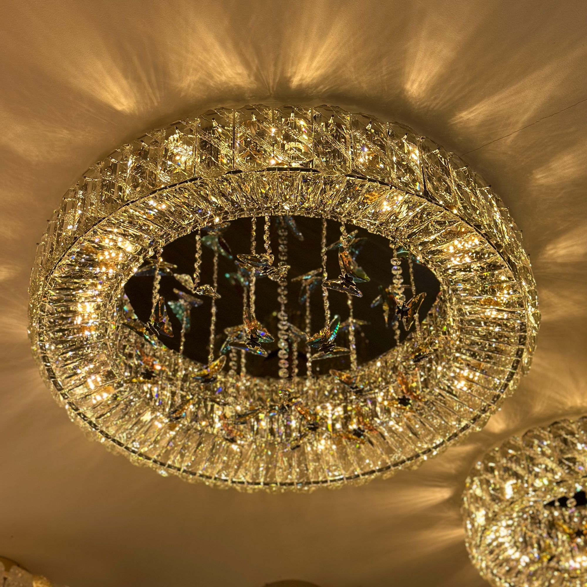 轻奢大气客厅灯水晶吸顶灯卧室餐厅时尚创意吸顶灯