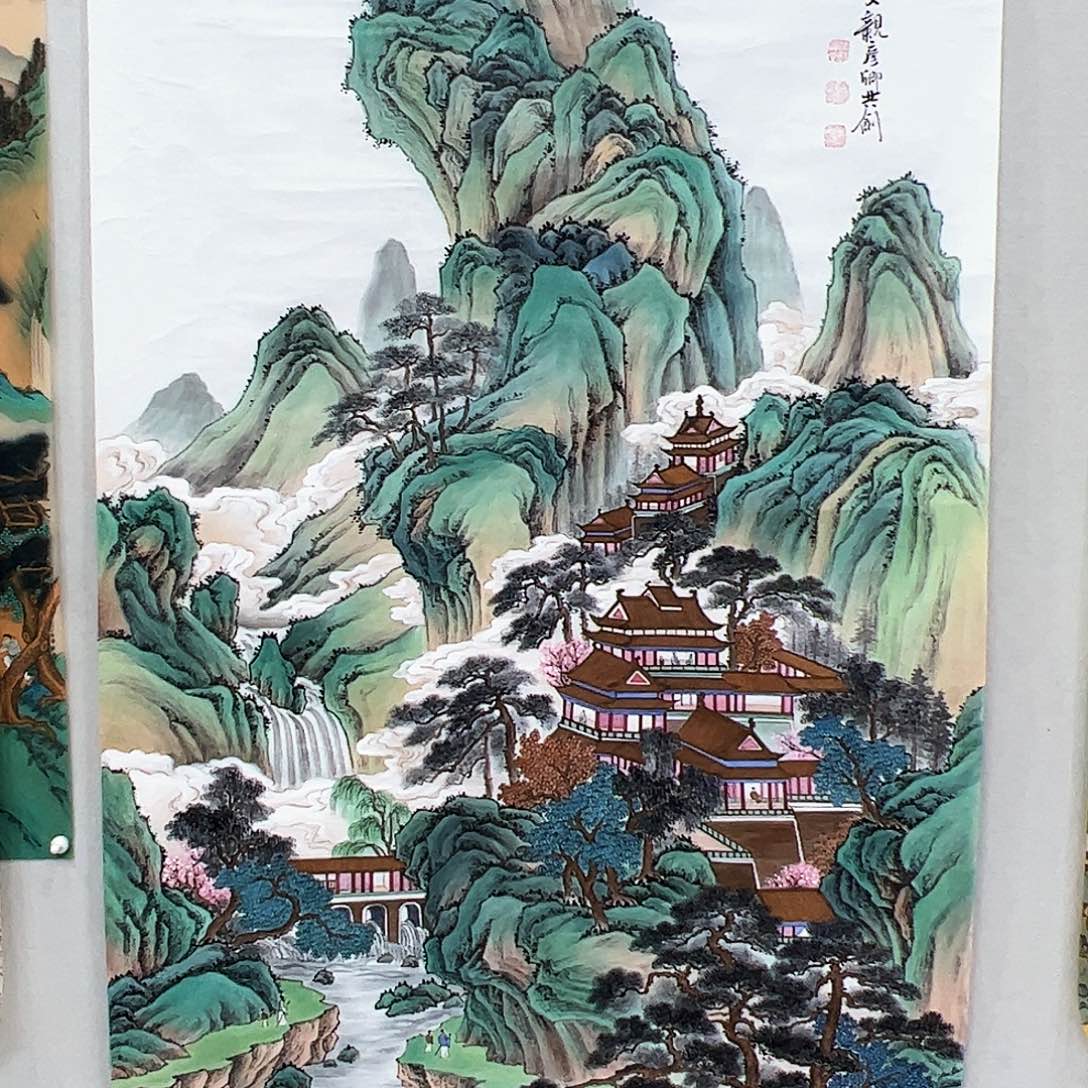 国画王*峰工笔山水纸本