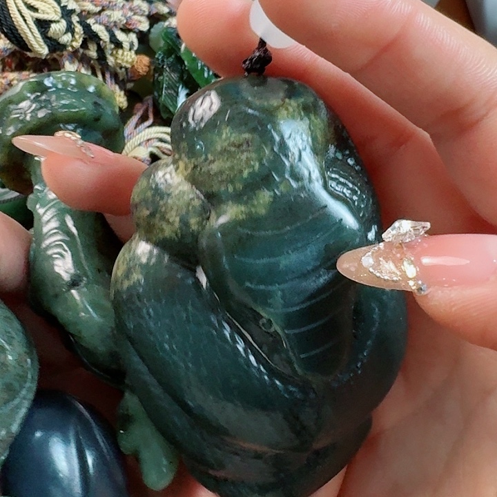 和田玉把件未镶嵌