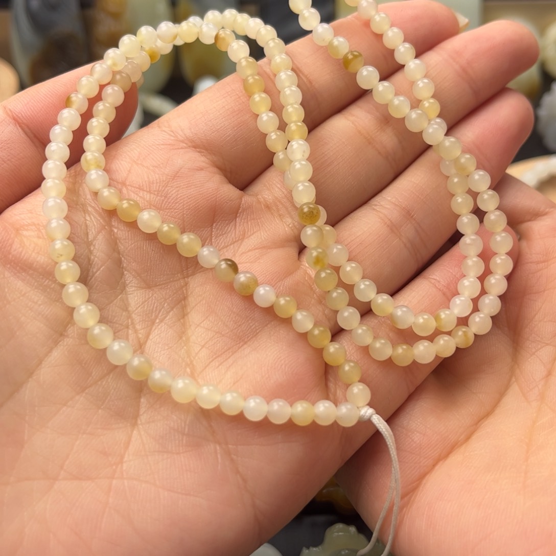 和田玉颈饰未镶嵌小***娘两单一起发货 定制