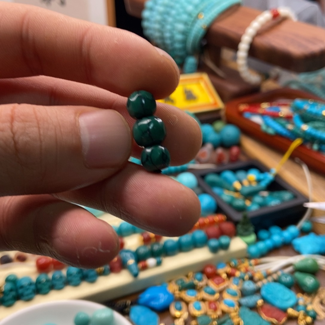 绿松石珠宝奇石未镶嵌