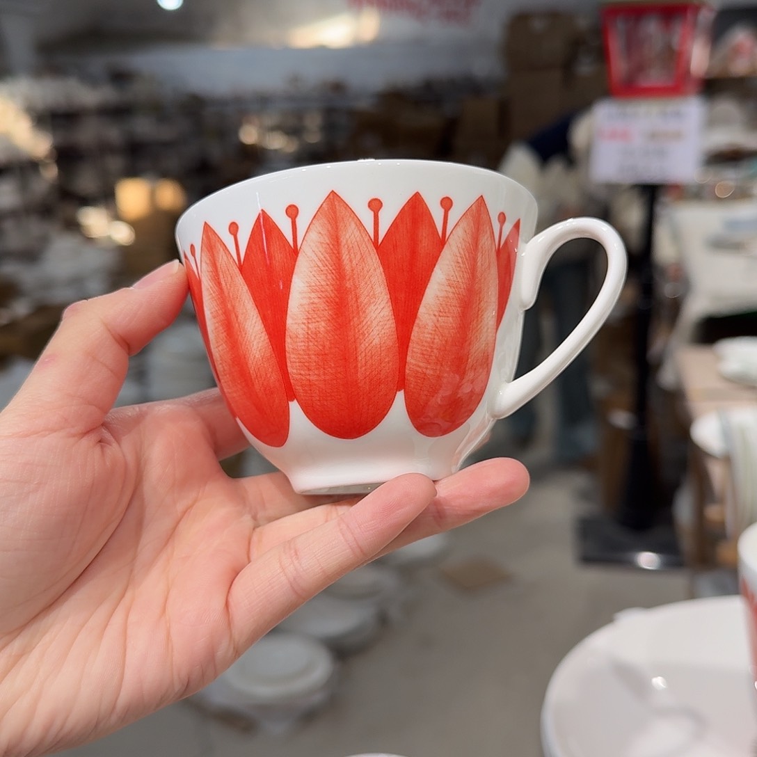 瓷鹅黄咖啡杯220ml1个外贸尾单