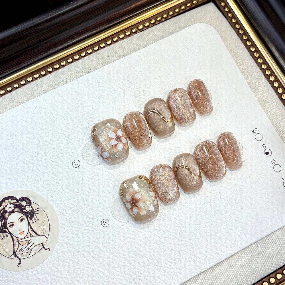 028【金络丹青D 】高品纯手工穿戴甲