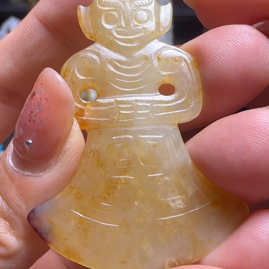 和田玉颈饰未镶嵌