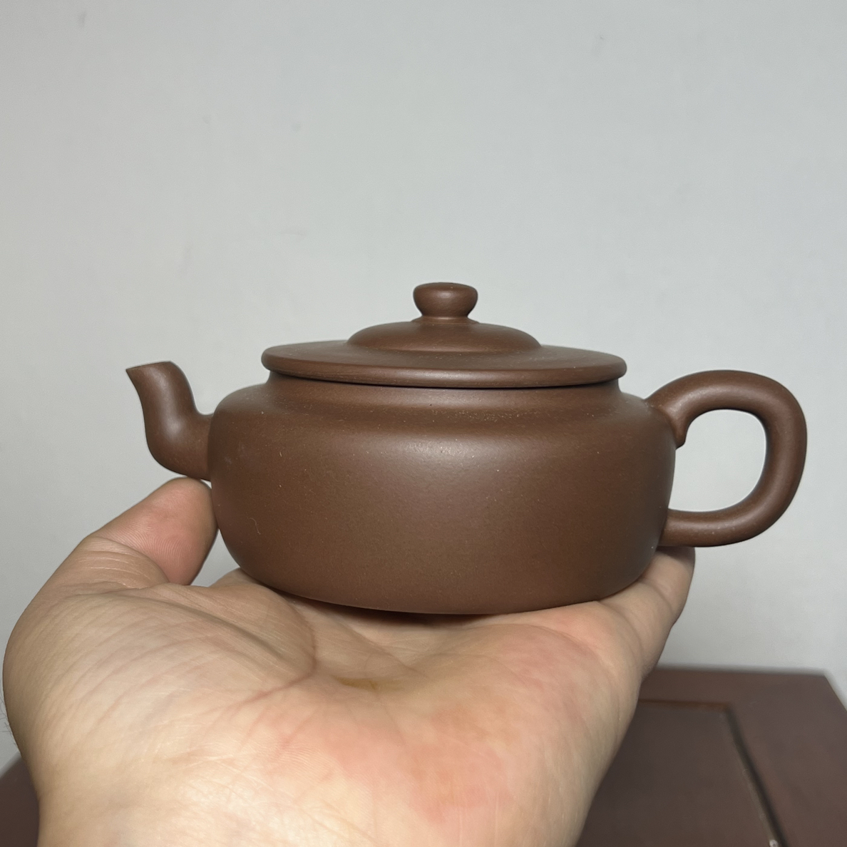 宜兴紫砂壶全手工旭帽