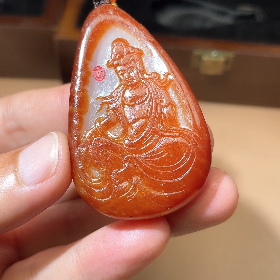 和田玉颈饰未镶嵌A7 