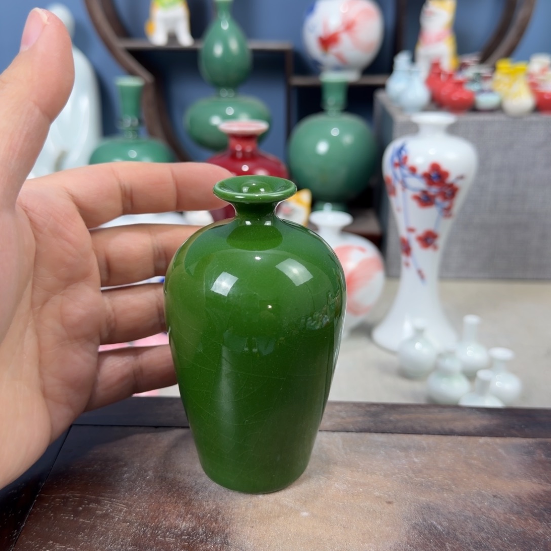 陶瓷手工小花器摆件